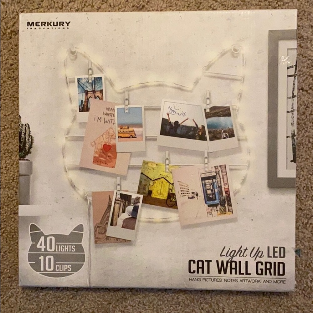 Hanging Cat light up Grid